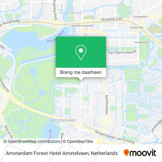 Amsterdam Forest Hotel Amstelveen kaart