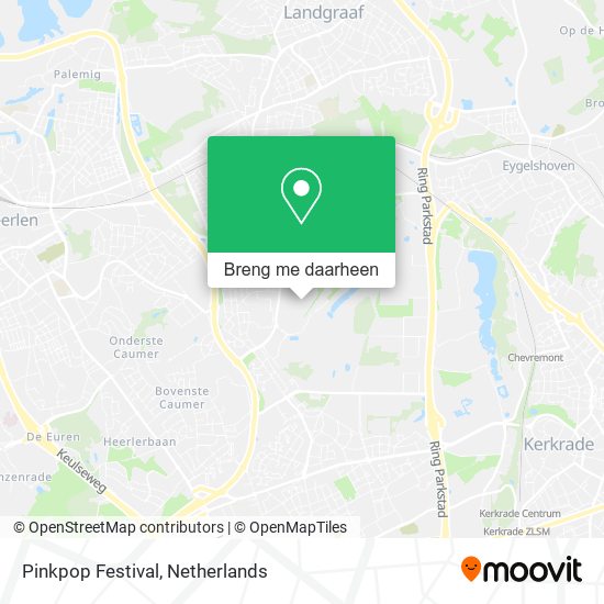 Pinkpop Festival kaart