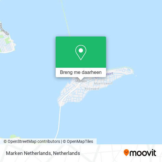 Marken Netherlands kaart