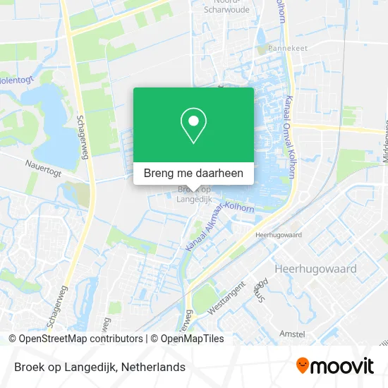 Broek op Langedijk kaart