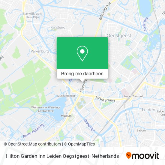 Hilton Garden Inn Leiden Oegstgeest kaart