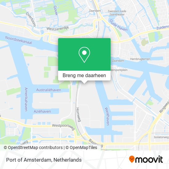 Port of Amsterdam kaart