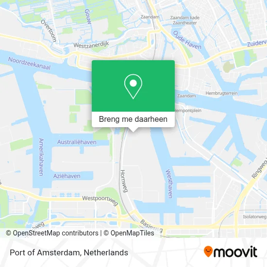 Port of Amsterdam kaart