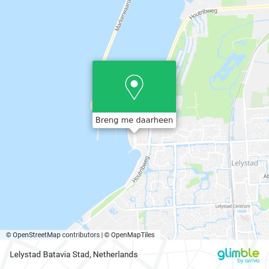 Lelystad Batavia Stad kaart