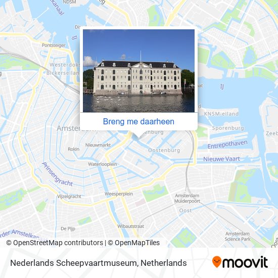 Nederlands Scheepvaartmuseum kaart