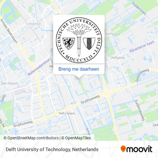 Delft University of Technology kaart