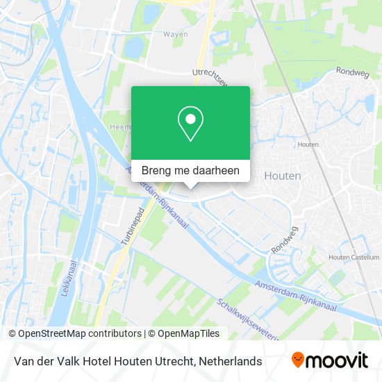 Van der Valk Hotel Houten Utrecht kaart