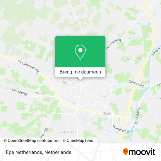 Epe Netherlands kaart