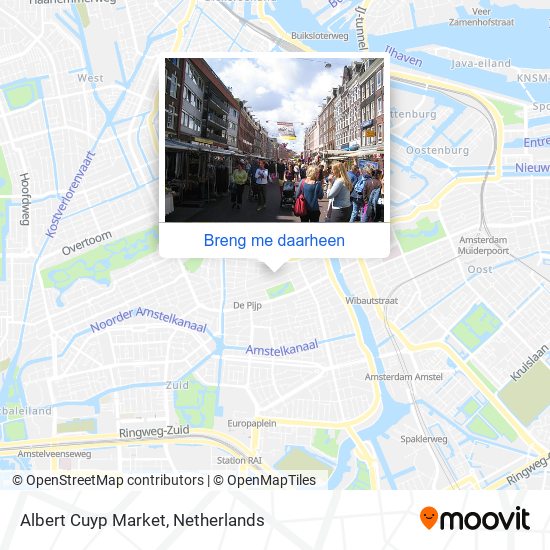 Albert Cuyp Market kaart