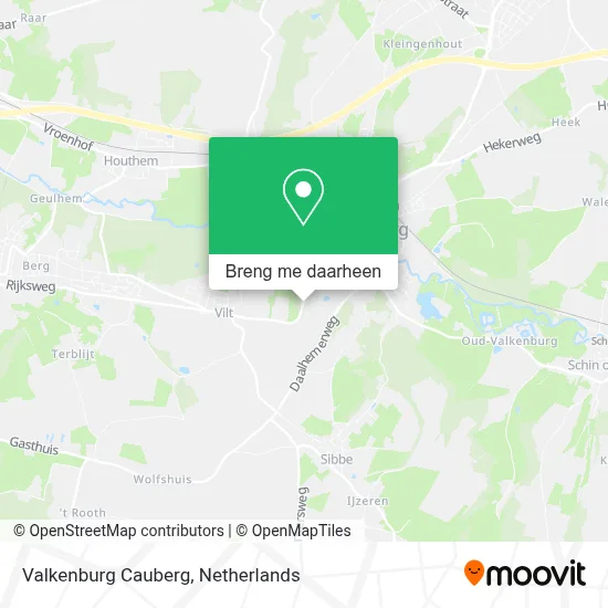 Valkenburg Cauberg kaart
