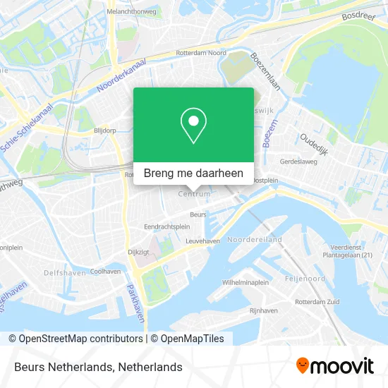 Beurs Netherlands kaart
