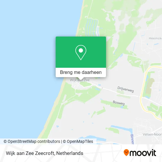 Wijk aan Zee Zeecroft kaart