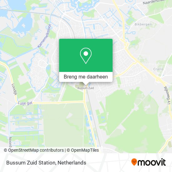 Bussum Zuid Station kaart