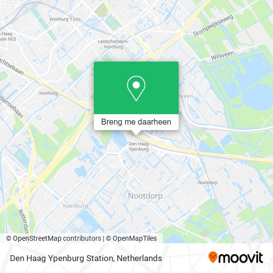 Den Haag Ypenburg Station kaart