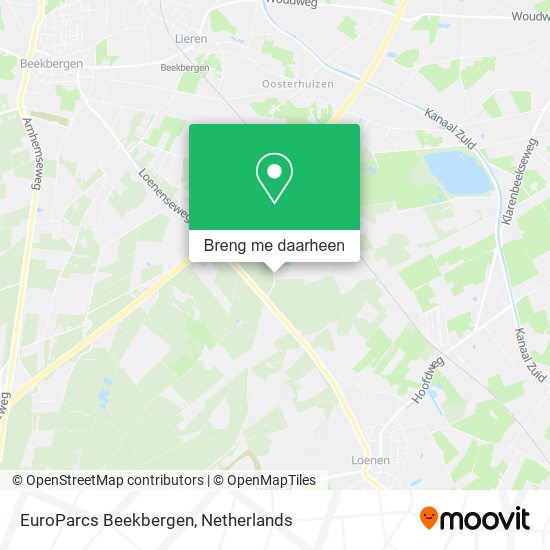 EuroParcs Beekbergen kaart