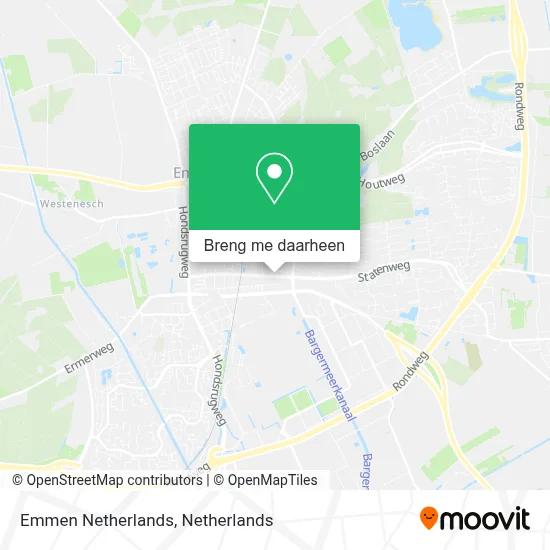 Emmen Netherlands kaart