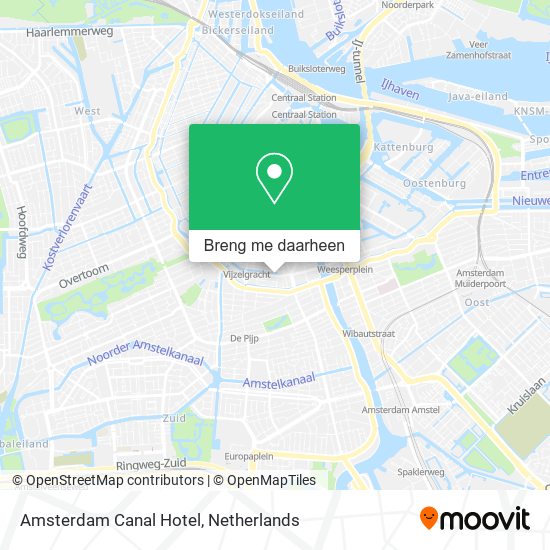 Amsterdam Canal Hotel kaart