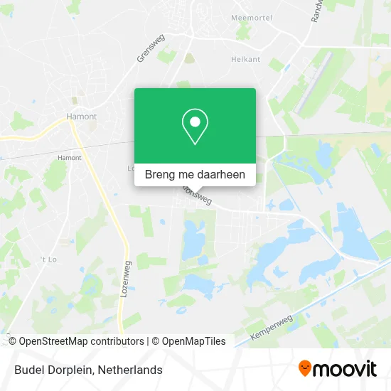 Budel Dorplein kaart