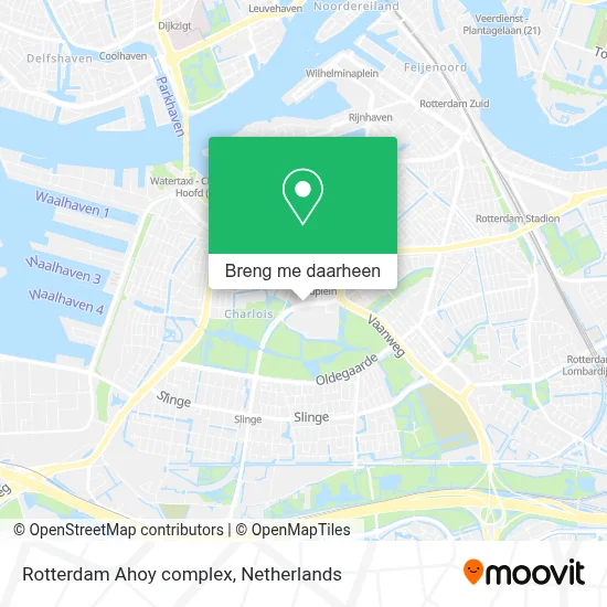Rotterdam Ahoy complex kaart