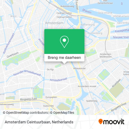 Amsterdam Ceintuurbaan kaart