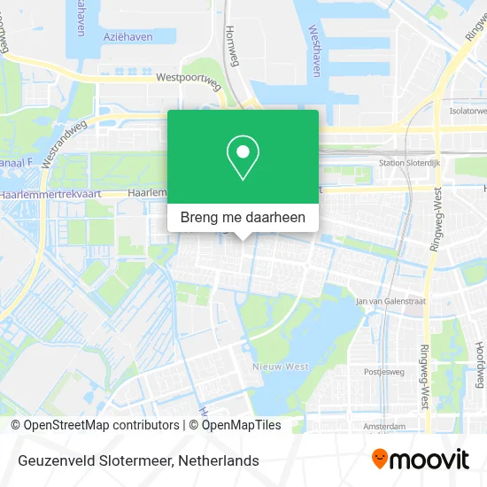 Geuzenveld Slotermeer kaart