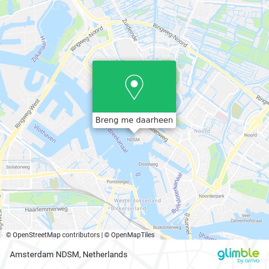 Amsterdam NDSM kaart