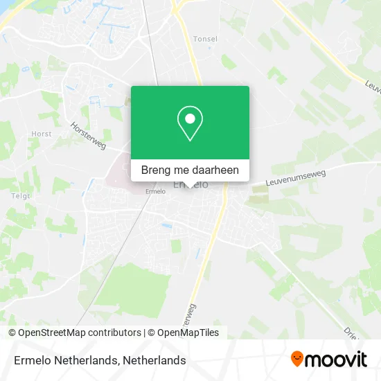 Ermelo Netherlands kaart