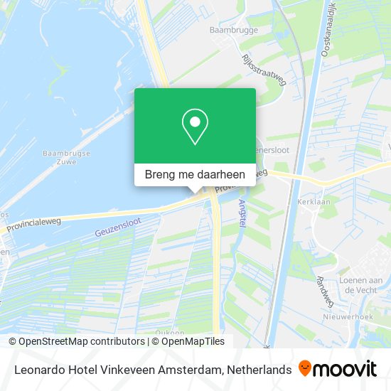 Leonardo Hotel Vinkeveen Amsterdam kaart
