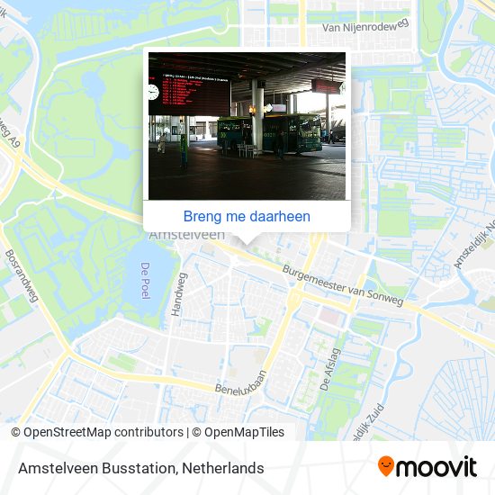 Amstelveen Busstation kaart