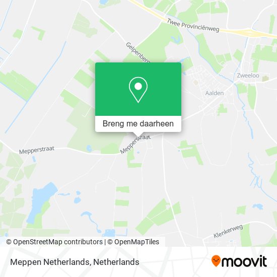 Meppen Netherlands kaart