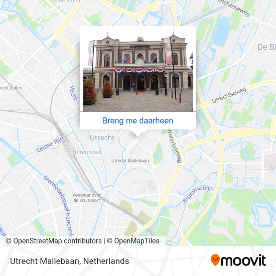 Utrecht Maliebaan kaart