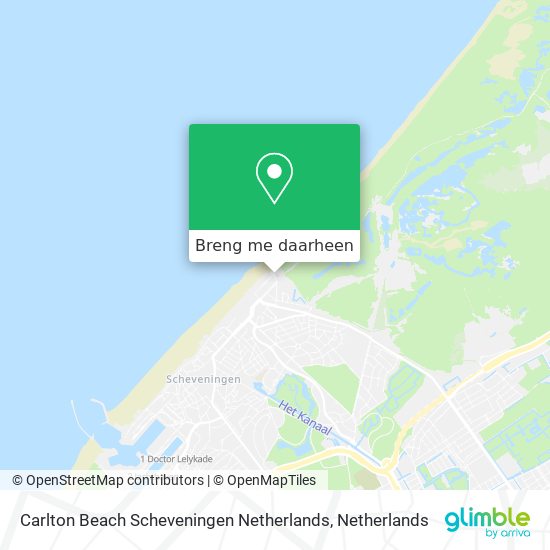 Carlton Beach Scheveningen Netherlands kaart