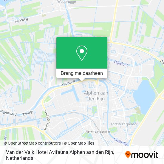 Van der Valk Hotel Avifauna Alphen aan den Rijn kaart