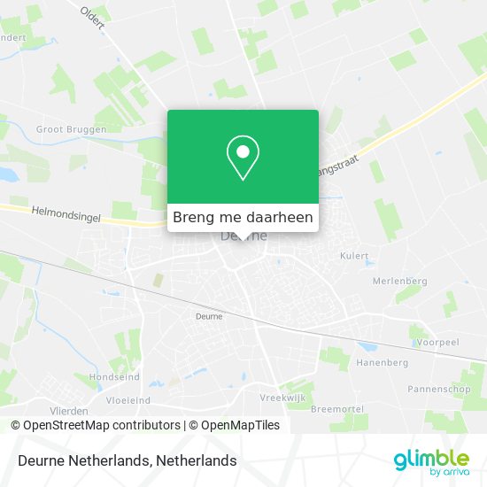 Deurne Netherlands kaart