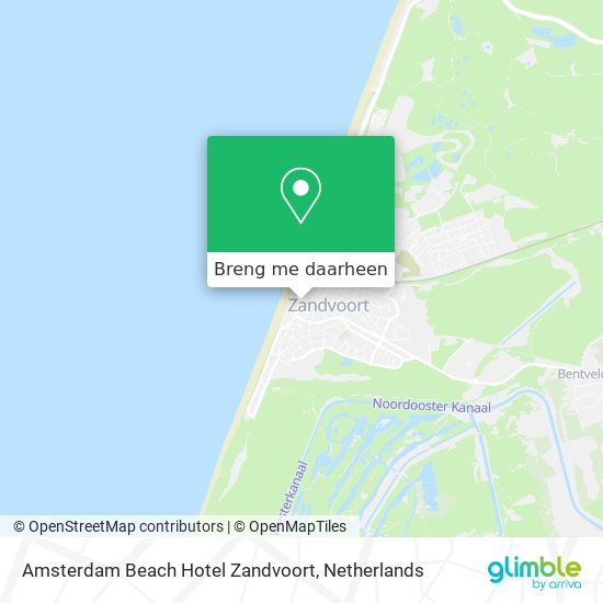 Amsterdam Beach Hotel Zandvoort kaart