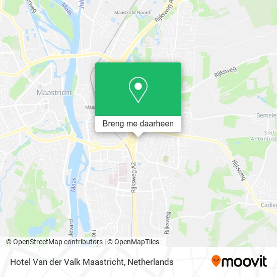 Hotel Van der Valk Maastricht kaart