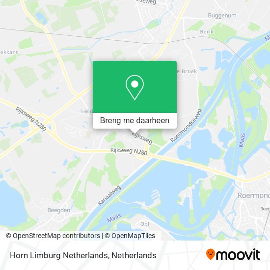 Horn Limburg Netherlands kaart