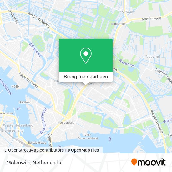 Molenwijk kaart