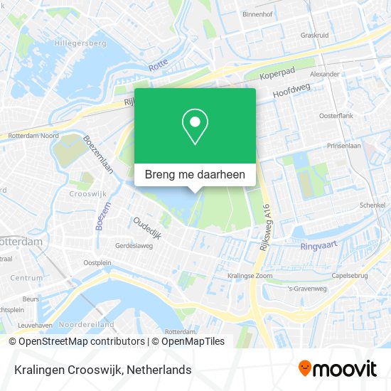 Kralingen Crooswijk kaart