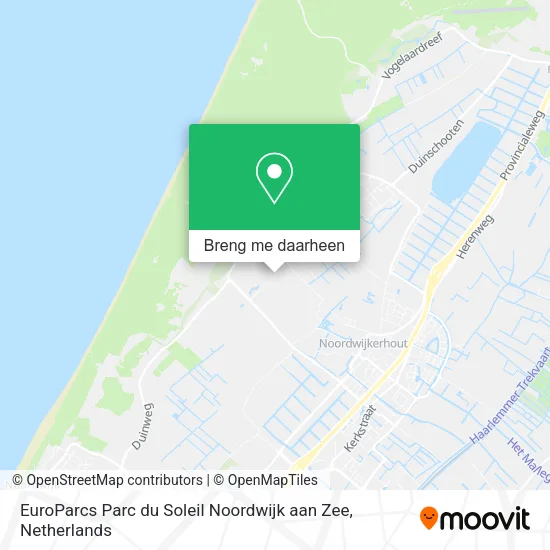 EuroParcs Parc du Soleil Noordwijk aan Zee kaart