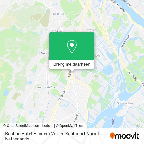 Bastion Hotel Haarlem Velsen Santpoort Noord kaart