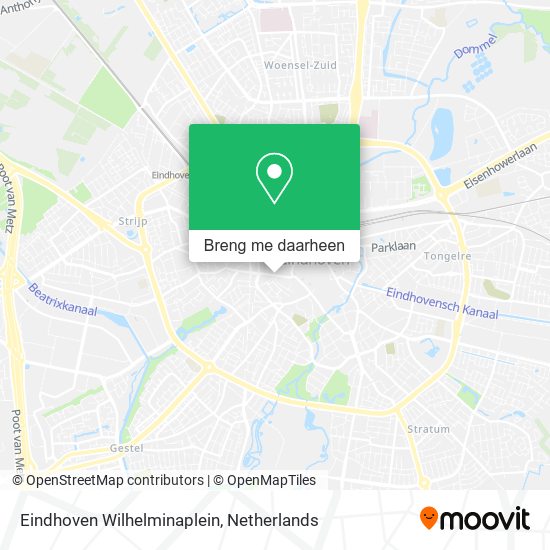 Eindhoven Wilhelminaplein kaart