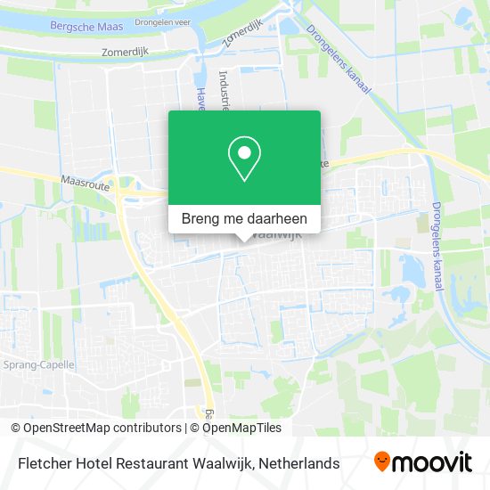 Fletcher Hotel Restaurant Waalwijk kaart