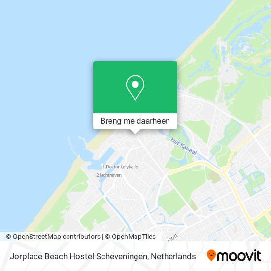 Jorplace Beach Hostel Scheveningen kaart