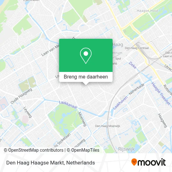 Den Haag Haagse Markt kaart