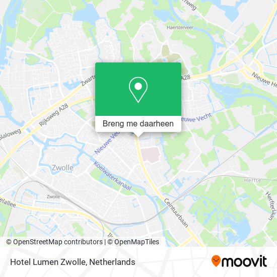 Hotel Lumen Zwolle kaart