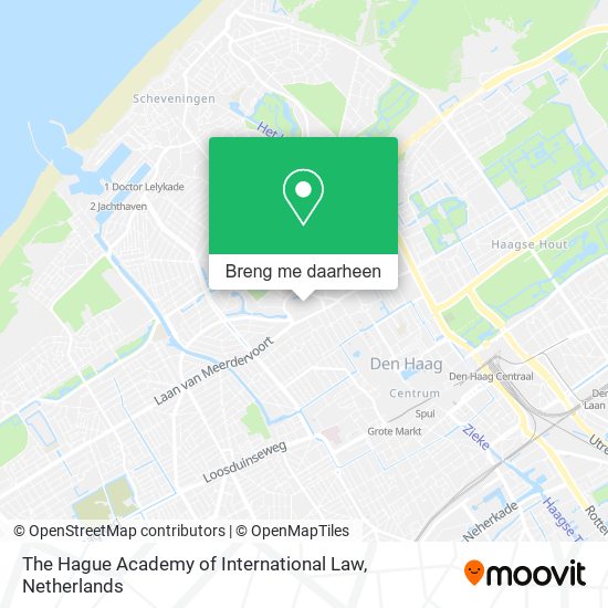 The Hague Academy of International Law kaart