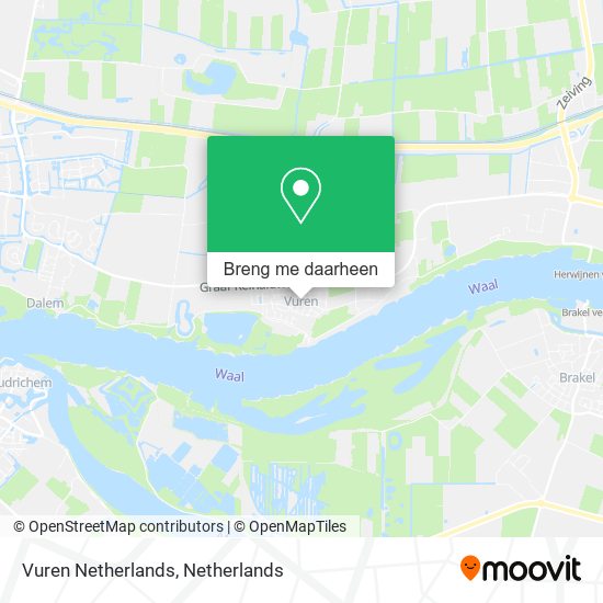 Vuren Netherlands kaart