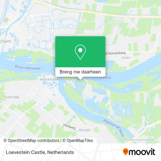 Loevestein Castle kaart