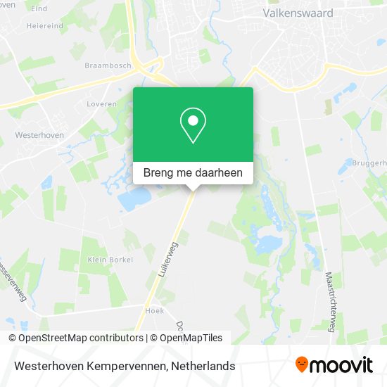 Westerhoven Kempervennen kaart